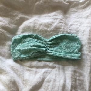 Victoria’s Secret PINK lace bandeau top size SM